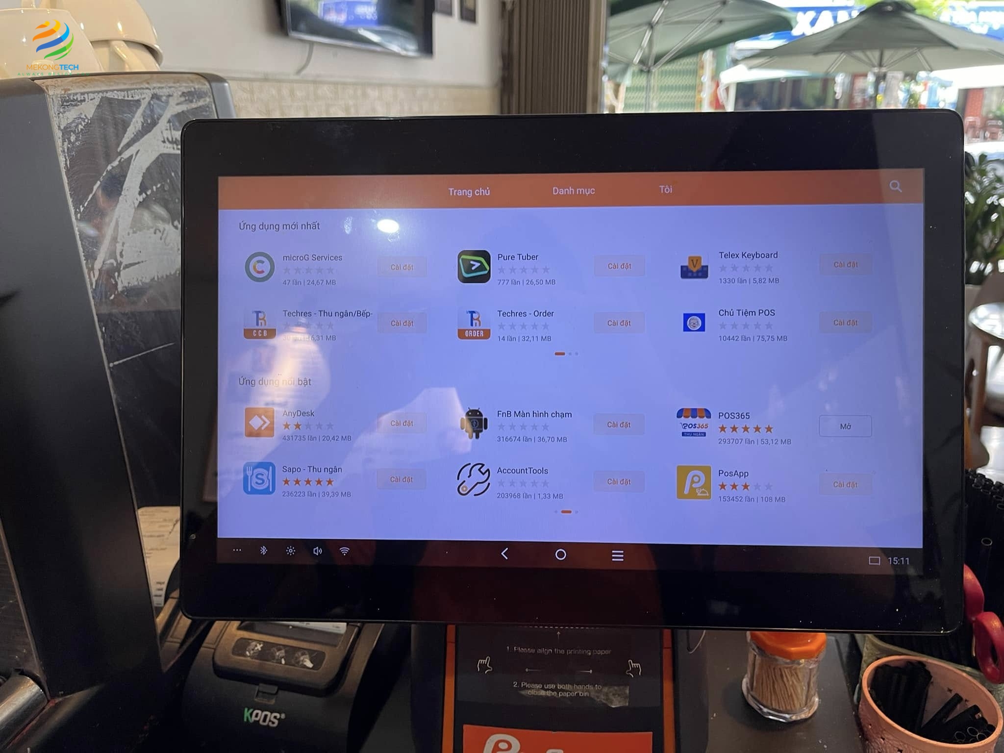 Dịch vụ unlock/ bẻ khóa/ cài app cho máy Sunmi T1/T2 tại TP.HCM